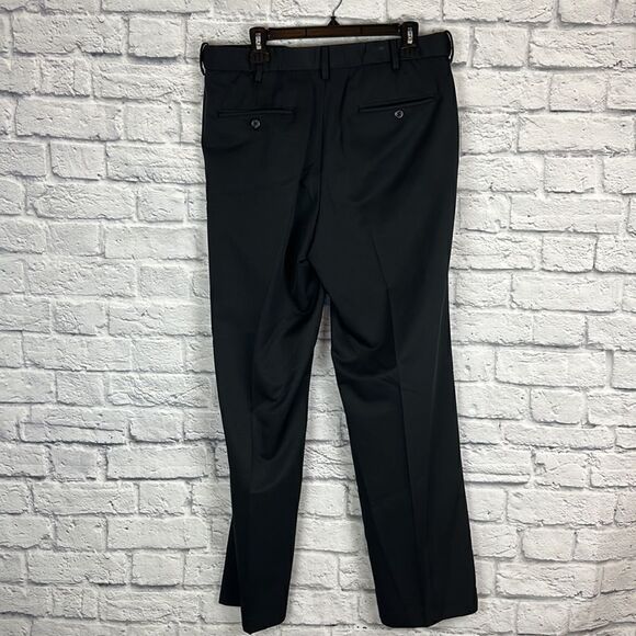 Van Heusen Black Slacks Pal rd Size 34x32 - Picture 4 of 7